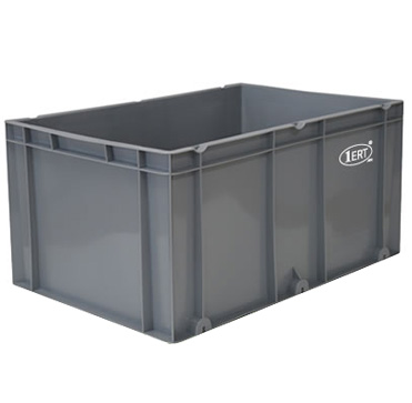 Hoy todocontenedores.con lanza al mercado la caja Norma Europa 1ERT fabricada con plástico 100% reciclado, polietileno de alta densidad y a su vez son 100 % reciclables.